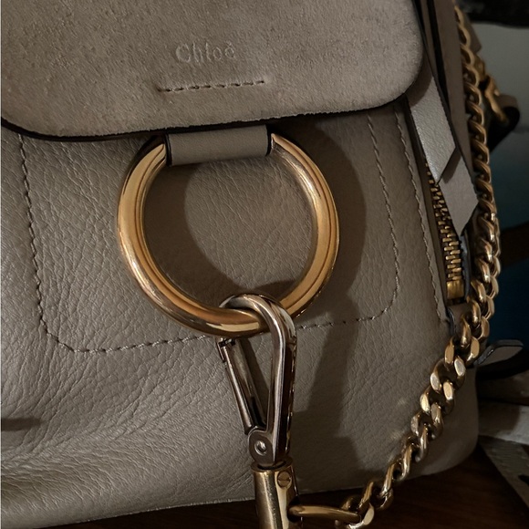 Chloe Mini Faye Backpack Motty Grey - Picture 2 of 15